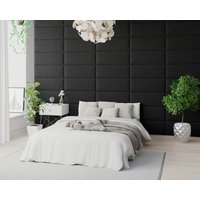 Product photograph of Aspire Easymount Wall Mounted Upholstered Panels - Modular Diy Headboard from Aspire Furniture LTD