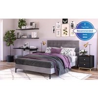 Product photograph of Novo Pandora Fabric Bed Frame King Size from Mattress Online