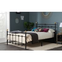 Product photograph of Birlea Atlas Metal Bed Frame Double Black from Mattress Online