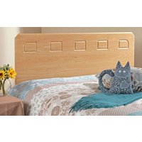 Product photograph of Friendship Mill Miami Wooden Headboard Superking White from Mattress Online