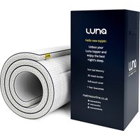 Product photograph of Luna Gel Memory Topper King Size from Mattress Online