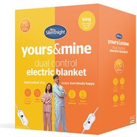 Product photograph of Silentnight Yours And Mine Electric Blanket King Size from Mattress Online