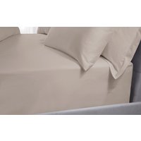 Product photograph of Five Star Hotel Concept Sateen Fitted Sheet King Size Latte from Mattress Online