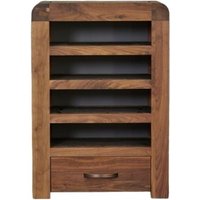Product photograph of Shiro Walnut Entertainment Unit from Choice Furniture Superstore