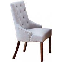 Product photograph of 2 X Shiro Grey Accent Fabric Dining Chair from Choice Furniture Superstore