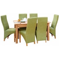 Product photograph of Mobel Oak Large Dining Table - 6 Seater from Choice Furniture Superstore