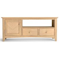 Product photograph of Celina Parquet Style Oak 120cm Tv Unit from Choice Furniture Superstore