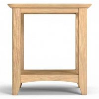 Product photograph of Celina Parquet Style Oak Square Side Table from Choice Furniture Superstore