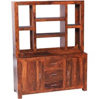 Product photograph of Cube Sheesham Large Dresser from Choice Furniture Superstore
