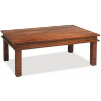 Product photograph of Indian Sheesham Solid Wood Chunky Extra Large Coffee Table 118cm W from Choice Furniture Superstore