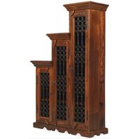 Product photograph of Indian Sheesham Highest Left Cd Step Large Storage Unit from Choice Furniture Superstore