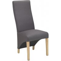 Product photograph of 2 X Ariton Grey Fabric Dining Chair from Choice Furniture Superstore