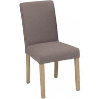 Product photograph of 2 X Elida Mocha Fabric Dining Chair from Choice Furniture Superstore
