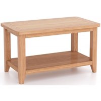 Product photograph of Arden Oak 80cm Coffee Table from Choice Furniture Superstore