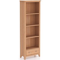 Product photograph of Arden Oak Tall Bookcase from Choice Furniture Superstore