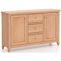 Product photograph of Arden Oak 130cm Medium 2 Door Sideboard from Choice Furniture Superstore