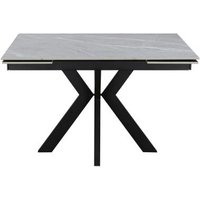 Product photograph of Valier Argento Grey Ceramic 4-6 Seater Extending Dining Table from Choice Furniture Superstore