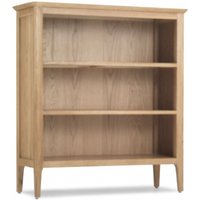 Product photograph of Wadsworth Waxed Oak Low Bookcase 100cm H from Choice Furniture Superstore