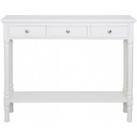 Product photograph of Delta White Console Table from Choice Furniture Superstore