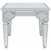 Marrakech Silver Mirrored End Table