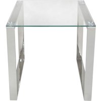 Product photograph of Value Harry End Table - Glass And Chrome from Choice Furniture Superstore