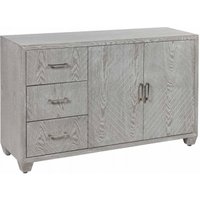 Product photograph of Venus Grey Washed 2 Door 3 Drawer Sideboard from Choice Furniture Superstore