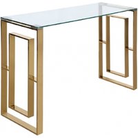 Product photograph of Apex Gold Metal Console Table from Choice Furniture Superstore