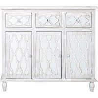 Product photograph of Hampton Beach Mirrored Medium Sideboard from Choice Furniture Superstore