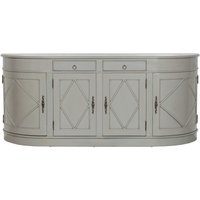 Product photograph of Mahogany Grey 4 Door Large Sideboard from Choice Furniture Superstore