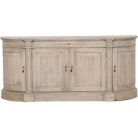 Product photograph of Rustic Wooden 4 Door Large Sideboard from Choice Furniture Superstore