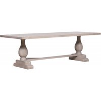 Product photograph of Linda Wood Rustic Light Grey 10 Seater Rectangular Dinning Table 260cm from Choice Furniture Superstore