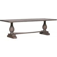 Product photograph of Wooden Rustic And Grey 10 Seater Rectangular Dinning Table - 260cm from Choice Furniture Superstore