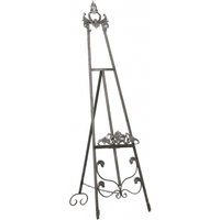 Product photograph of French Style Antiqued Silver Metal Easel from Choice Furniture Superstore