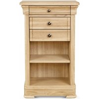 Product photograph of Clemence Richard Moreno Oak Phone Table from Choice Furniture Superstore