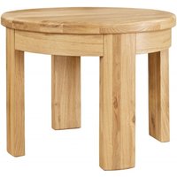 Product photograph of Clemence Richard Sorento Oak Lamp Table from Choice Furniture Superstore