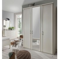 Product photograph of Bern 3 Door Mirror Wardrobe In White - W 150cm from Choice Furniture Superstore