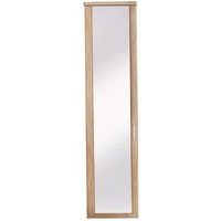 Product photograph of Wiemann Luxor 3 4 Single Mirror Door Wardrobe In Rustic Oak - Lh from Choice Furniture Superstore