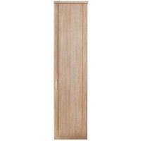 Product photograph of Wiemann Luxor 3 4 Single Door Wardrobe In Rustic Oak - Rh from Choice Furniture Superstore
