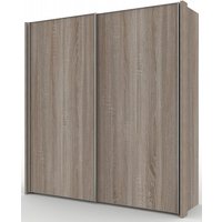 Product photograph of Wiemann Miami 2 Door Sliding Wardrobe In Dark Rustic Oak from Choice Furniture Superstore