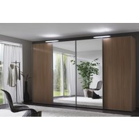 Product photograph of Wiemann Miami 4 Door Mirror Wardrobe In Dark Rustic Oak from Choice Furniture Superstore