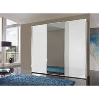Product photograph of Wiemann Malibu 3 Door Mirror Sliding Wardrobe In White from Choice Furniture Superstore