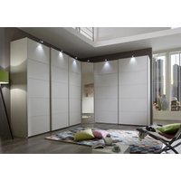 Product photograph of Wiemann Westside 6 Door Sliding Wardrobe In White from Choice Furniture Superstore