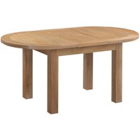 Product photograph of Appleby Oak 4-6 Seater Oval Extending Dining Table from Choice Furniture Superstore