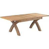 Product photograph of Appleby Oak 6-8 Seater Extending Dining Table from Choice Furniture Superstore