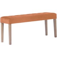 Product photograph of Ashbury Orange Fabric Large Dining Bench from Choice Furniture Superstore