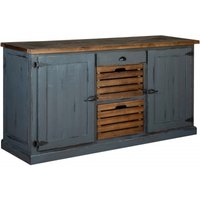 Product photograph of Bishop Grey Painted 180cm Extra Large Sideboard - 2 Doors from Choice Furniture Superstore
