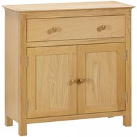 Product photograph of Arlington Oak 75cm Small 2 Door Sideboard from Choice Furniture Superstore