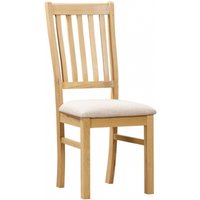 Product photograph of 2 X Arlington Oak Slatted Back Dining Chair from Choice Furniture Superstore