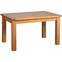 Product photograph of Somer Oak 4 Seater Extending Dining Table - 2 Leaf from Choice Furniture Superstore