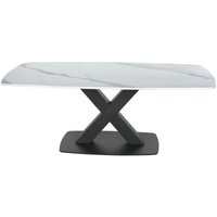Product photograph of Vernal White Sintered Stone Coffee Table from Choice Furniture Superstore